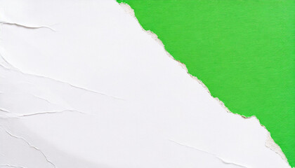 white and green torn paper backgrounds