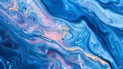 Obraz premium Vibrant Liquid Swirl Patterns with Luminous Colors and Abstract Design Elements