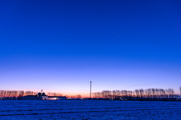 雪国で見る星空