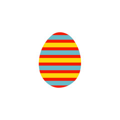easter eggs flat design