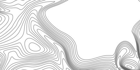 Landscape geodesy topographic map background. Grey topographic lines. Texture of  lines. Transparent background. Copy space