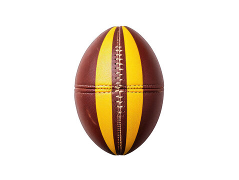 Australian rules football isolated on transparent background, transparency image, removed background