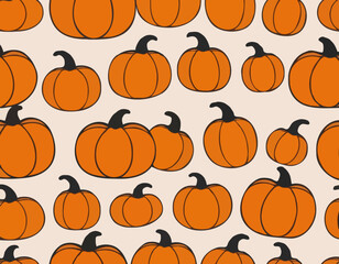 Pumpkin Flat Design Vegetable Icon
