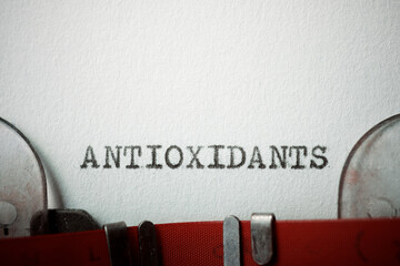 Antioxidants concept view