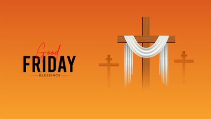 Good Friday Peace of Holy Week Social Media Post, Web Banner, Status, Story