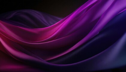 Fototapeta premium Abstract Background with 3D Wave Gradient Silk Fabric