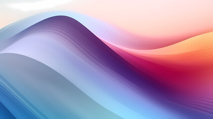 Obraz premium Abstract wavy lines, interesting abstract background and bokeh