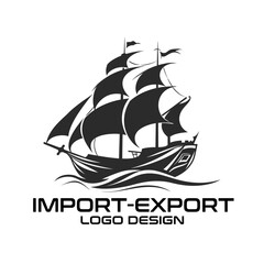 Import-Export Vector Logo Design