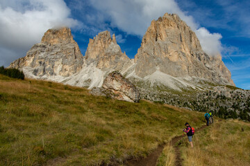 Giro ad anello Sasso Lungo e Sasso Piatto, Trentino Alto Adige - Italia