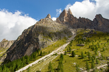 Giro ad anello Sasso Lungo e Sasso Piatto, Trentino Alto Adige - Italia