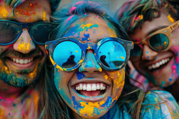 Obraz premium Festive Holi Protective Gear