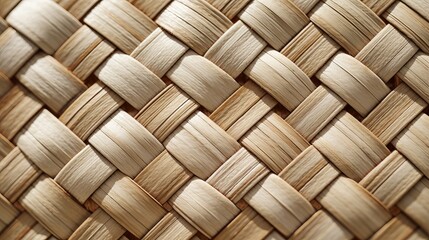 A detailed image of textured woven basketry - obrazy, fototapety, plakaty