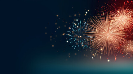 Fireworks background for celebration, holiday celebration concept