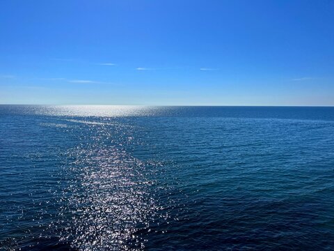 blue sea and sky