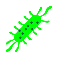 Bacteria, Microbe and Virus Vector Line Icon