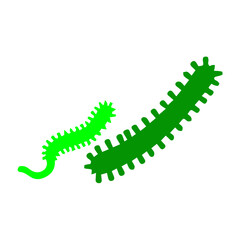 Bacteria, Microbe and Virus Vector Line Icon