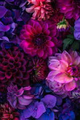 Close Up of Colorful Bouquet of Flowers