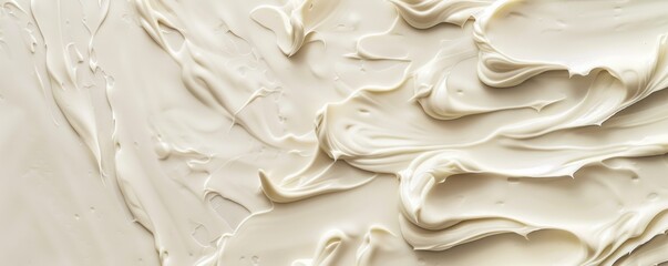 Smooth creamy swirls with a soft texture that conveys luxury and quality, ideal for backgrounds or cosmetics themes