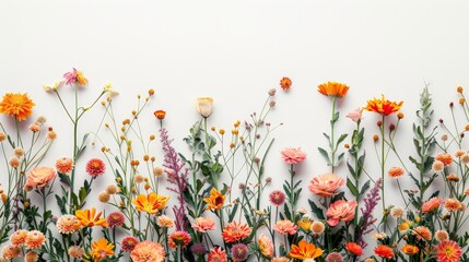 Flowers Arranged Near a Wall