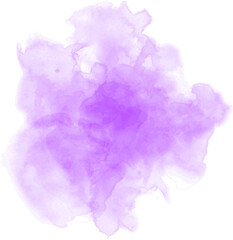 Abstract watercolor blot painted background. Vector isolated illustration. Purple orchid