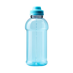 Childrens water bottle isolated on transparent background, PNG available