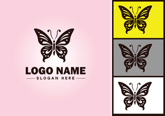 Butterfly logo vector art icon graphics for company brand icon Butterfly logo template