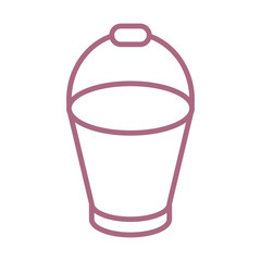 Sand Bucket icon design