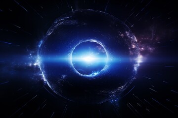 Obraz premium closeup black hole 