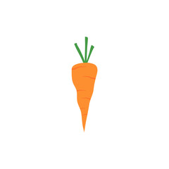 carrot with green leaves