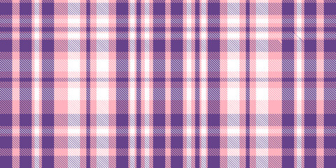 Gingham pattern background. Retro tablecloth texture. Abstract color full of Scott pattern. Pastel gingham seamless background for print on fabric. Vector art.