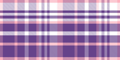 Gingham pattern background. Retro tablecloth texture. Abstract color full of Scott pattern. Pastel gingham seamless background for print on fabric. Vector art.