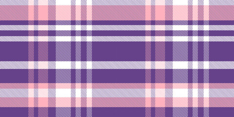 Gingham pattern background. Retro tablecloth texture. Abstract color full of Scott pattern. Pastel gingham seamless background for print on fabric. Vector art.