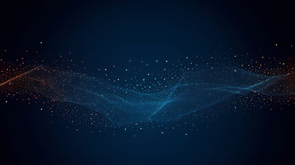 Starry sky gradient background with sparkling particles