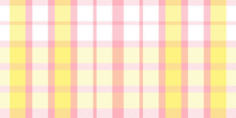 Gingham pattern background. Retro tablecloth texture. Abstract color full of Scott pattern. Pastel gingham seamless background for print on fabric. Vector art.