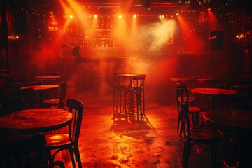 Deserted Cabaret Stage