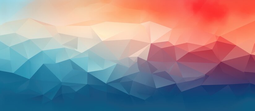 Polygonal Template with Gradient for Business Design