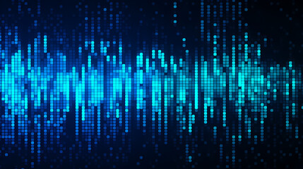 Fototapeta premium Abstract technology particles background