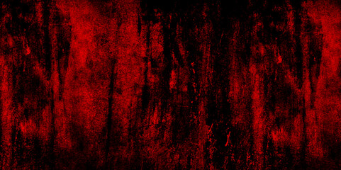 Abstract dark red grunge background with scratches and cracks wall. empty concrete dark wall background texture. red stucco wall background texture. red and black marble stone texture.