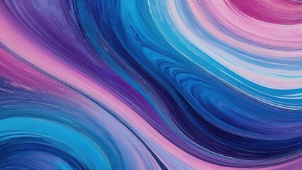 Fototapeta premium Reflective surface, foreground, texture enrichment, behind a swirl of blue, pink, purple hues, blend, dreamy ambiance, high-gloss finish, polished, metallic qualities, inlay of shimmering speckles