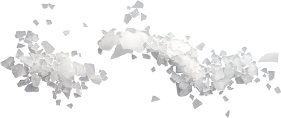 White Salt Sodium Crystals Minerals - Ready to use PNG Cutout Isolated Image