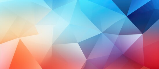 Obraz premium Bright Triangular Background With Gradient for Business Design