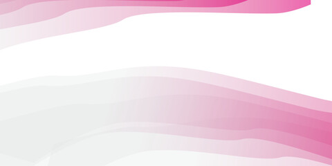 Abstract modern design pink white colors gradient with wave lines pattern texture background.