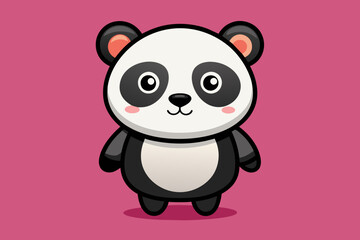 Panda vector illustration 