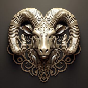 zodiac signs, Capricorn, astrology, runes, metal medallion, medallion, analysis of horoscopes, celestial sphere with peaks at the poles of the ecliptic
