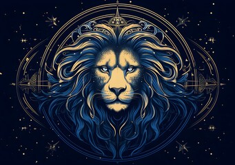 zodiac signs, Leo, astrology, runes, metal medallion, medallion, analysis of horoscopes, celestial sphere with peaks at the poles of the ecliptic