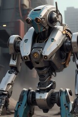 Fototapeta premium robot defender