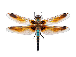Dragonfly isolated on transparent background, transparency image, removed background