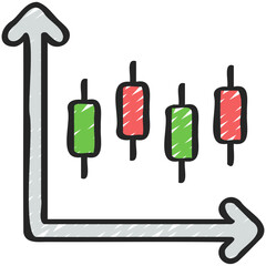 Stock Market Chart Icon