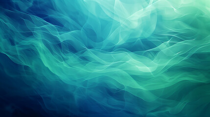 abstract background with blue and green waves, computer generated abstract background