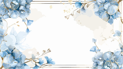 Blumen Floral Rahmen Vorlage Frame Karte Pastell Vektor | Save The Date Hochzeitskarte Template - obrazy, fototapety, plakaty